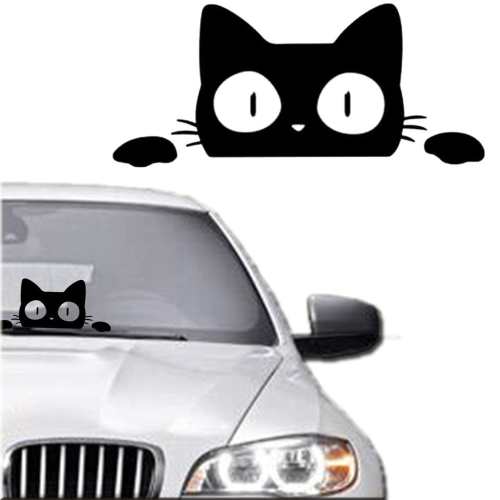 Bumper 14CM*6.2CM Car Styling Decoration Funny Car Sticker