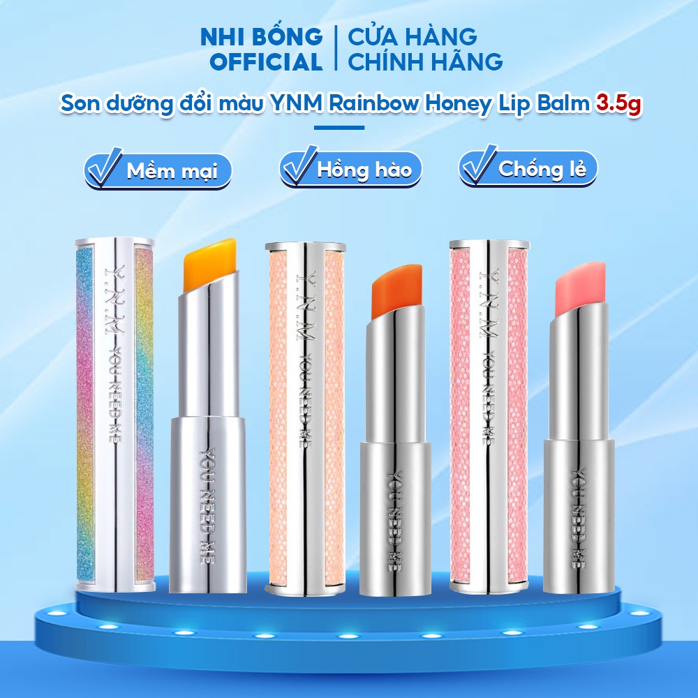 Son Dưỡng Đổi Màu Ynm Rainbow Honey Lip Balm Hàn Quốc 3.5g
