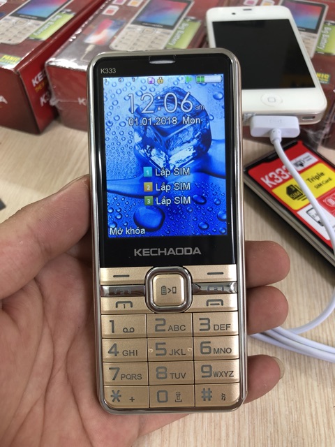 Điện Thoại Kechaoda K333 [ 03 sim 03 sóng Mới 100 % ] | BigBuy360 - bigbuy360.vn