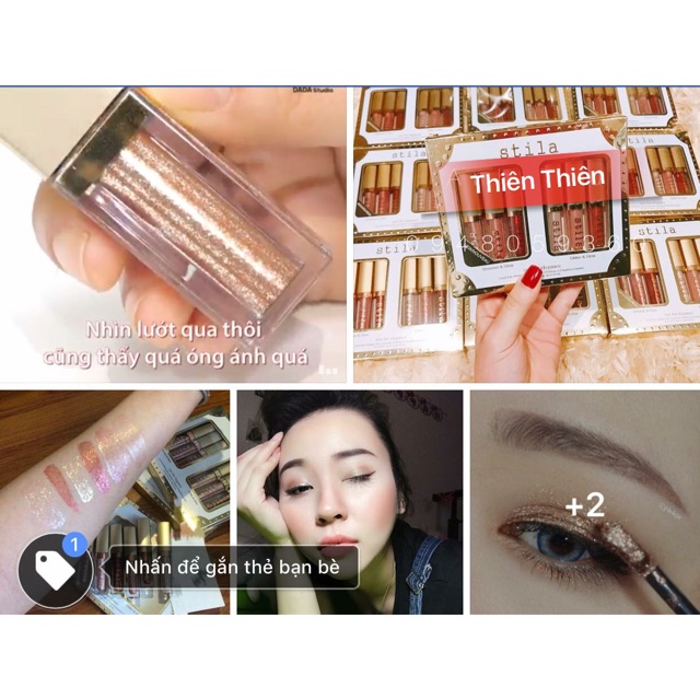 Set nhũ mắt 6 cây Stila