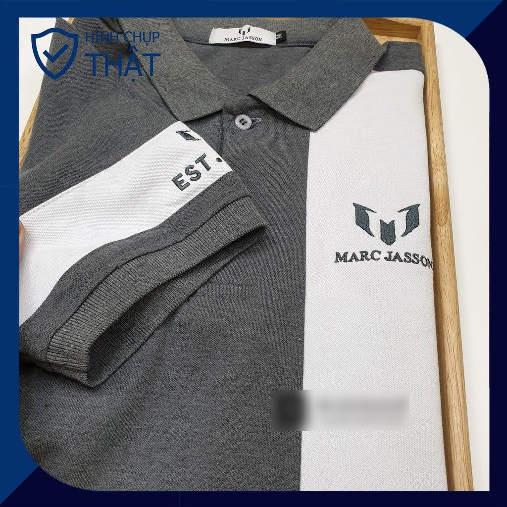 Áo polo nam MARC1982 4M vải cotton cá sấu - Phối màu trẻ trung, năng động THE BASIC STORE | BigBuy360 - bigbuy360.vn