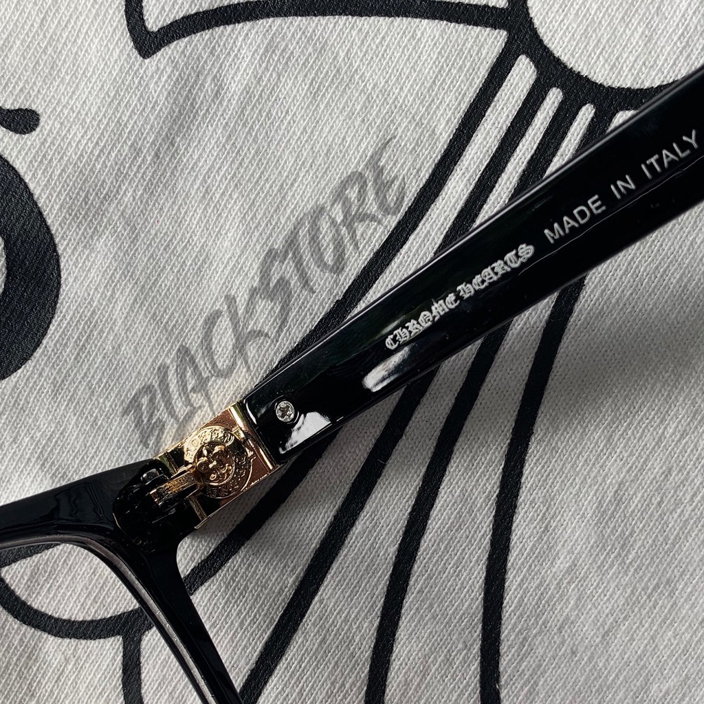 Kính CHROME HEART thời trang cao cấp season 4- Gọng đen