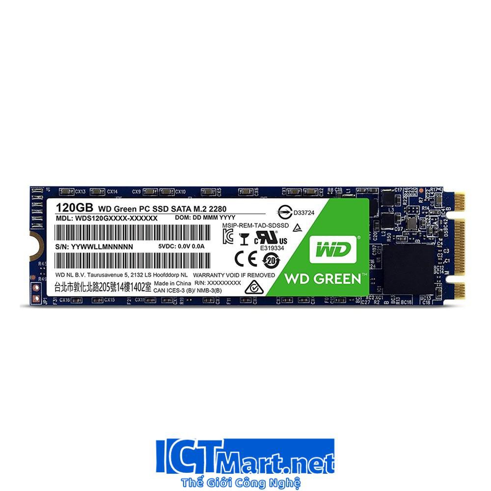 Ổ cứng SSD WD 120GB WDS120G2G0B M.2 2280- new 100%