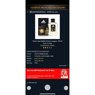Nước Hoa Nam Adidas 100ml