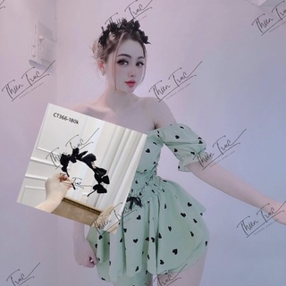 Bờm tóc miu miu Hàn Quốc gồm hai màu trắng/be