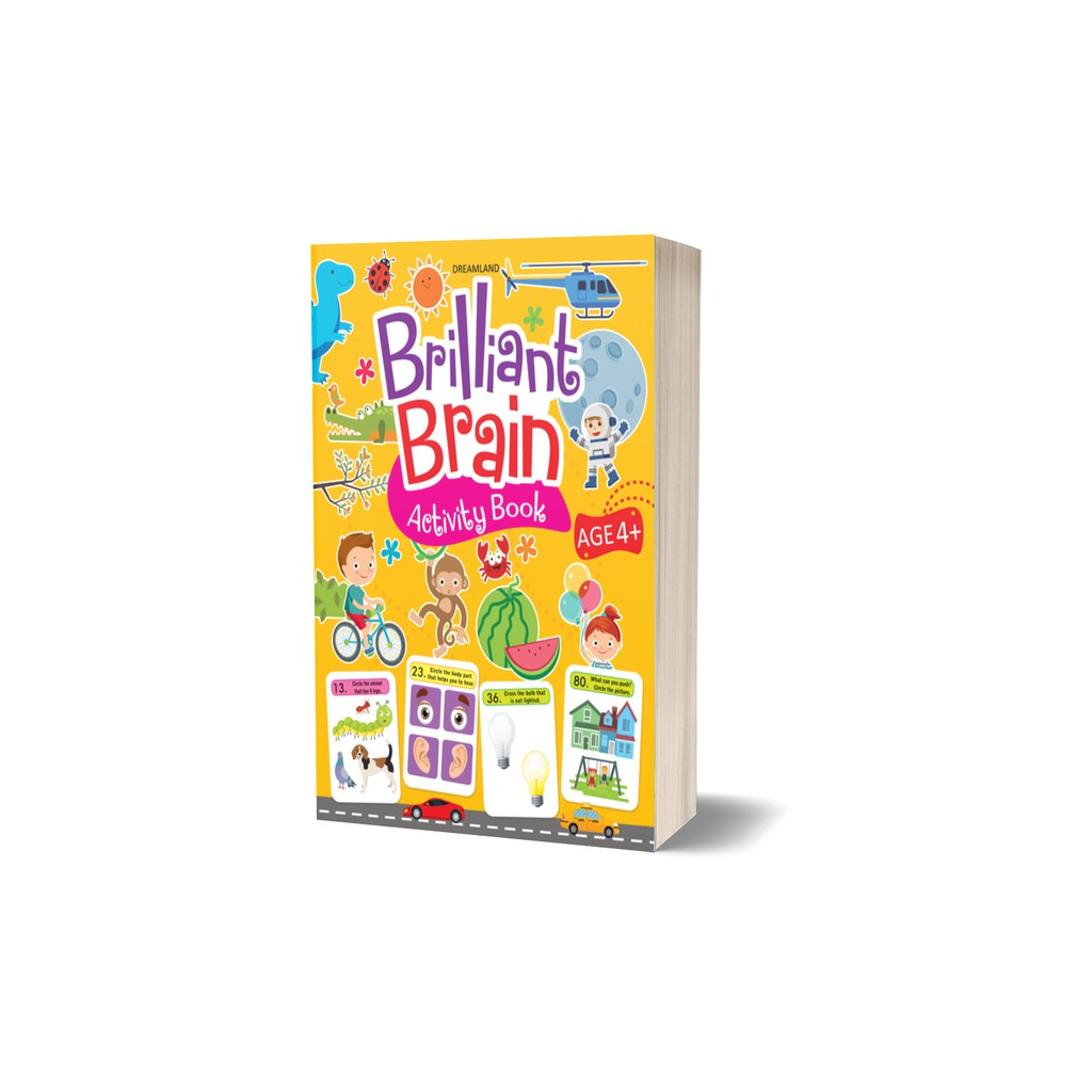 Sách - BRILLIANT BRAIN ACTIVITY BOOK (AGE-4+) | WebRaoVat - webraovat.net.vn