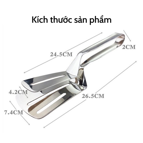 Kẹp gắp đồ ăn SALE Dụng cụ gắp đồ nóng inox 304 cao cấp thông minh kẹp gắp thức ăn đồ nướng tiện dụng giá rẻ