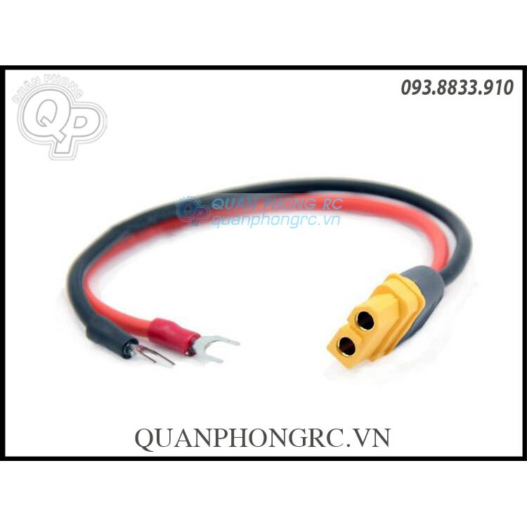 Dây Chuyển Pin XT60 Female Plug (Cái) To U-Type Plug Connector Silicone Cable For Lipo Battery