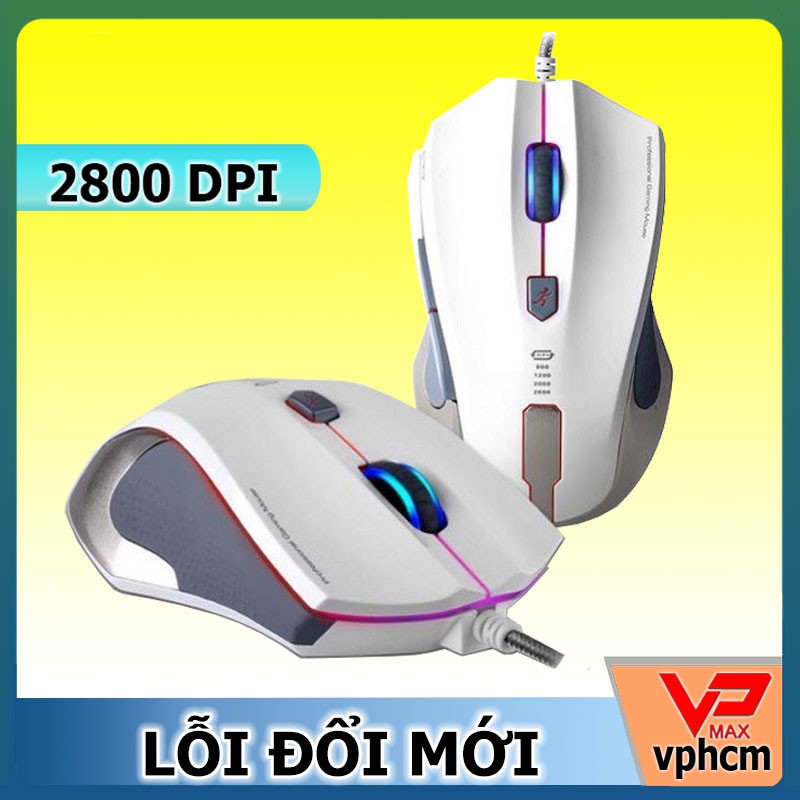 Chuột máy tính chơi game chuyên nghiệp Marvo Jizz G1850 HP M100 Tặng lót chuột Gaming