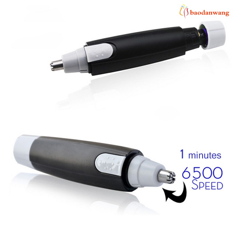 Tông đơ tỉa lông mũi 13.5cm dùng pin AA đa năng tiện dụng cho nam và nữ