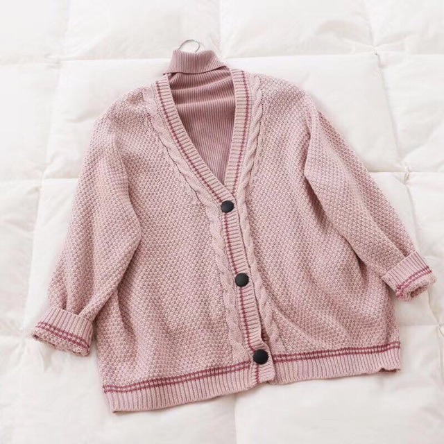 Áo Cardigan len khuy gỗ Hàn Quốc loại 1 😍