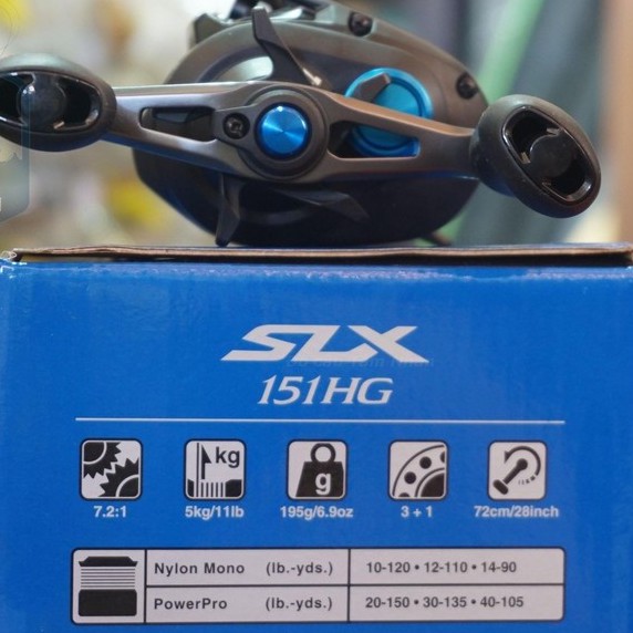 Máy ngang Shimano SLX 151HG - 150HG - Hàng chính hãng