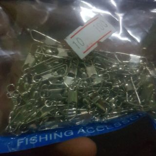 Khóa link câu cá mani chất liệu inox