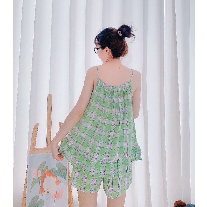 Đồ bộ đùi dây tole lanh 2da(45-65kg) | BigBuy360 - bigbuy360.vn