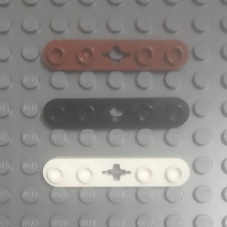 Đồ chơi lắp ráp technic, plate 1 x 5 with smooth ends, 4 studs and center axle hole