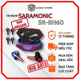 Tai nghe SARAMONIC SR-BH60 TRUEWIRELESS chính hãng - Mới 100%, Bảo hành 12 tháng