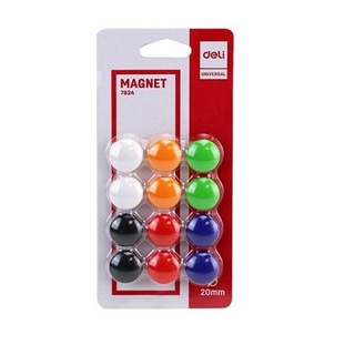 Nam châm Deli 7824 đường kính 20mm