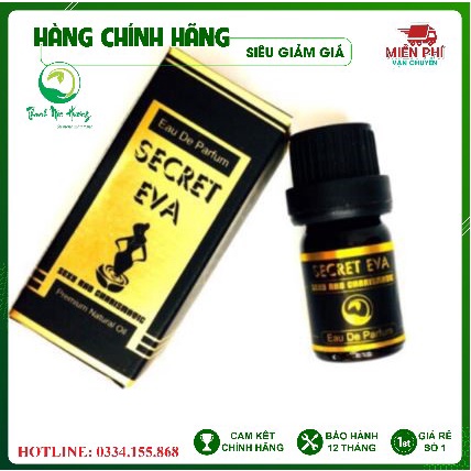 Nước Hoa Vùng Kín SECRET EVA Thanh Mộc Hương, Lưu hương đến 48 giờ