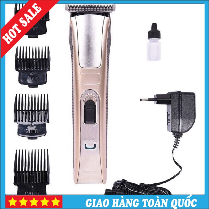 Tông đơ cắt tóc chuyên nghiệp kemei KM-5017 Tăng đơ cắt tóc  chạy êm , lưỡi lưc bén