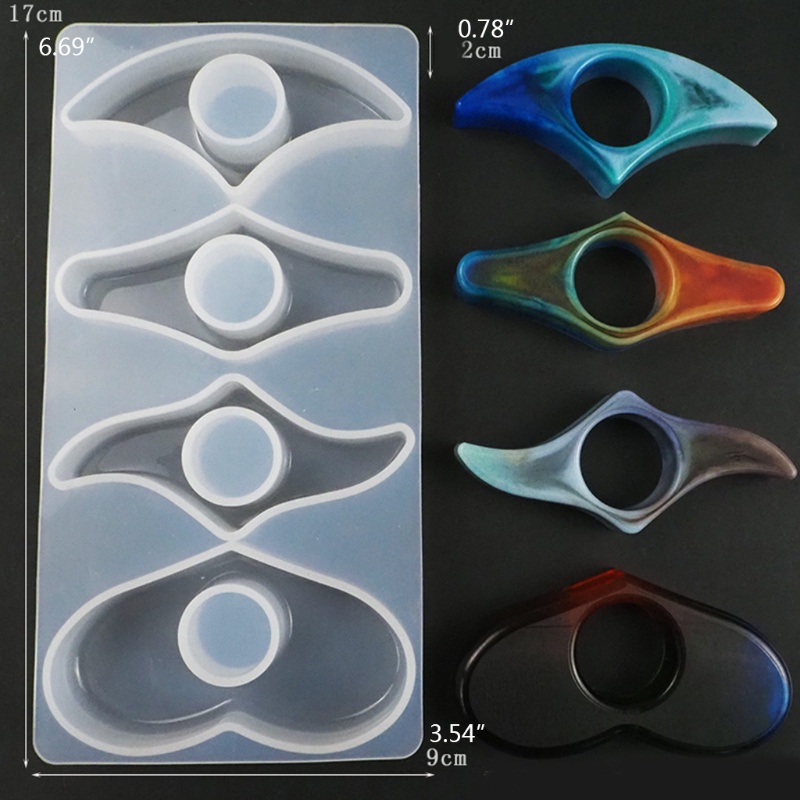 Khuôn Silicone Làm Thẻ Đánh Dấu Trang Sách Bằng Nhựa Epoxy Thủ Công DIY