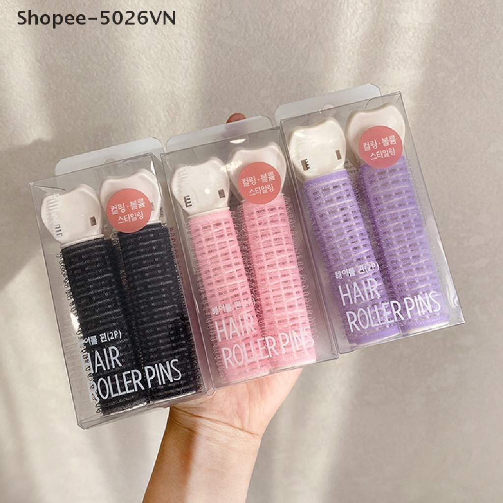 Set 2 kẹp tóc mái tạo kiểu xoăn thời trang
