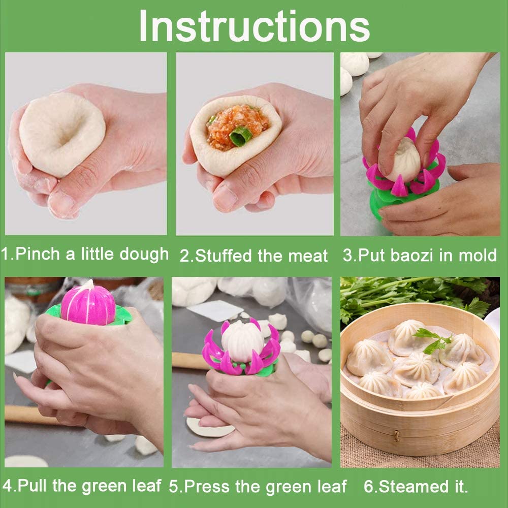 Khuôn Làm Bánh Bao / Bao / Bánh Bao Hấp / Bánh Bao / Bánh Bao / Dim Sum DIY