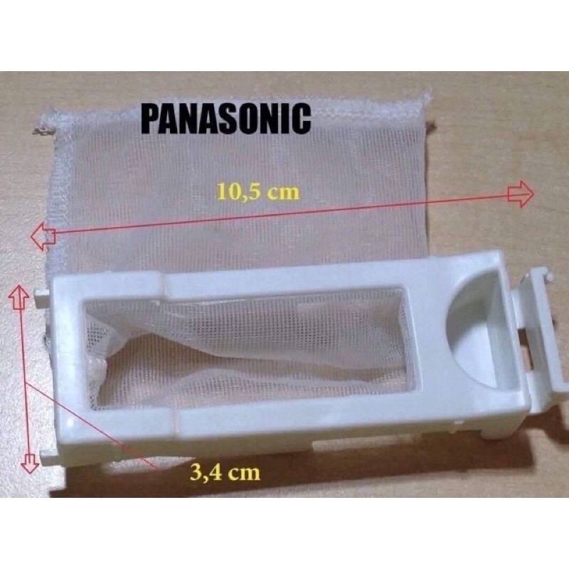 Lưới Lọc Máy Giặt Panasonic Chính Hãng 10,5cm* 3,4cm / Túi Lọc Rác Máy Giặt