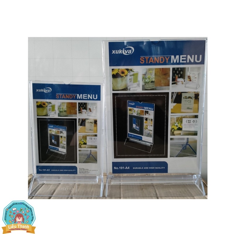 [Thực đơn]Khung thực đơn Menu A4,A5 Xukiva