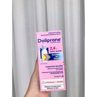 Siro hạ sốt Doliprane Pháp 100ml