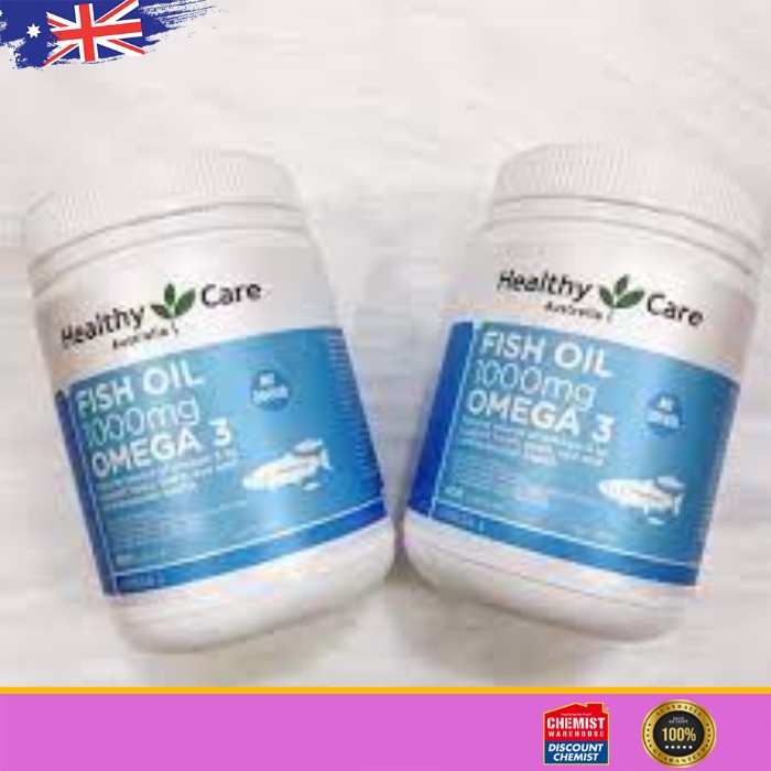 Viên uống bổ sung dầu cá Úc Healthy Care Fish Oil 1000mg Omega 3 400 viên