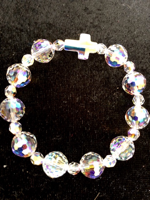 Vòng Tay Pha Lê Áo_Chuỗi 10 Kinh 10ly Giác Nhuyễn