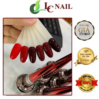 Sơn Mxbon, Set Sơn gel mxbon đỏ đô 6 chai,15ml