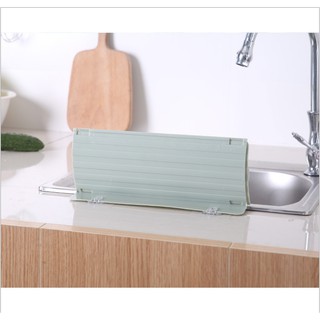 Tấm chắn nước bồn rửa bát, tấm NHỰA gấp gọn ngăn giọt bắn nhà bếp - giao màu ngẫu nhiên