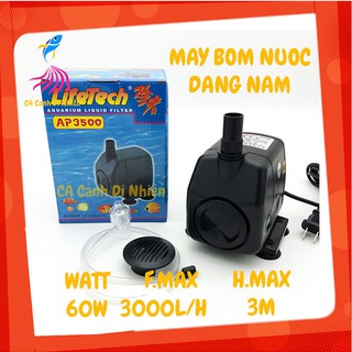 Máy bơm nước Lifetech AP3500 60W cho hồ cá dạng nằm AP 3500