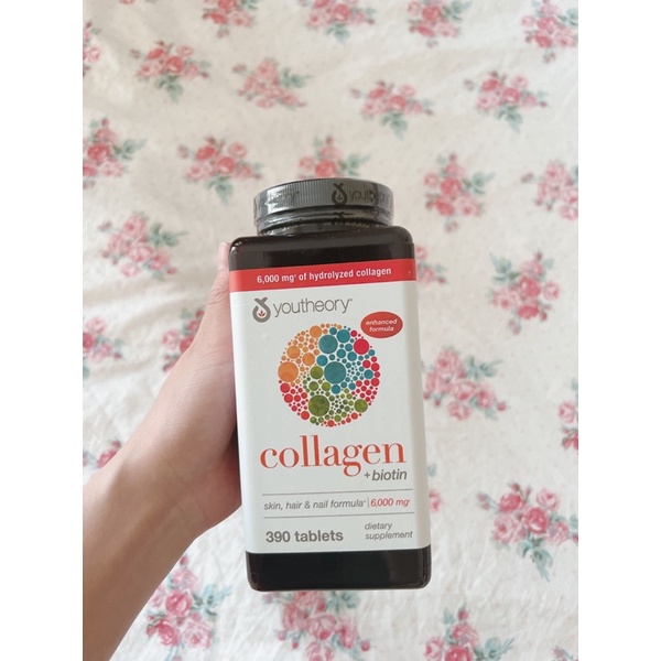 Viên Uống Collagen Youtheory Biotin Chính Hãng Giảm Sạm Nám Ngăn Ngừa Lão Hóa