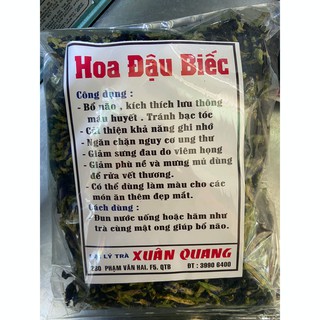 HAO ĐẬU BIẾC NHẬP KHẨU VÀ NGUYÊN CHẤT 200 GRAM