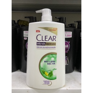 Dầu gội clear bạc hà mới 1,4kg