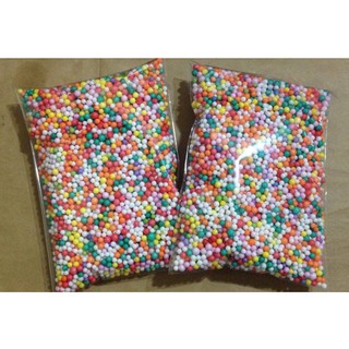 hạt xốp màu :45k / 3 túi