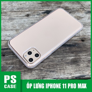 Ốp lưng dẻo chống sốc cao cấp dành cho iPhone 11 Pro Max - Màu trắng mờ - PS Case Phân Phối