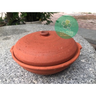 Niêu đất kho cá có tay cầm size 12-23cm