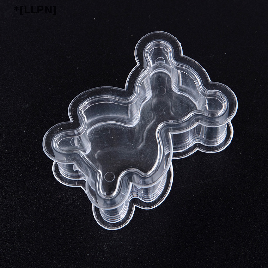 Hộp Đựng Kẹo Bằng Nhựa Trong Suốt Hình Gấu DIY