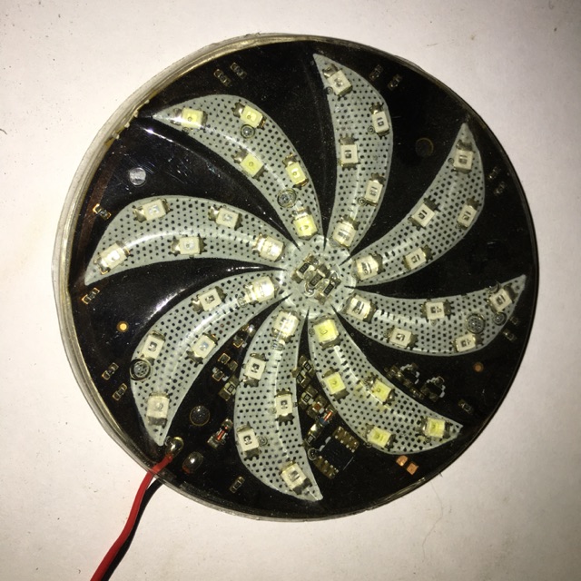 Led xe quạt RBG trang trí 12v-24v