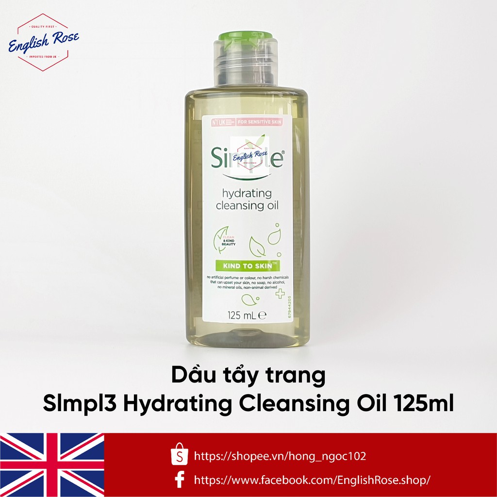 Dầu tẩy trang Simple Hydrating Cleansing Oil 125ml