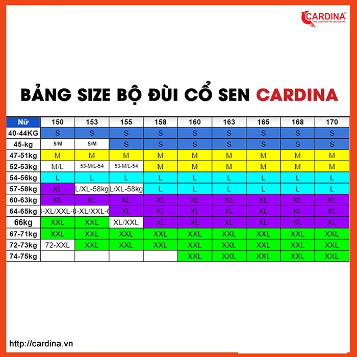 Đồ bộ nữ CARDINA chất lụa tơ cao cấp áo cổ sen nhẹ nhàng nữ tính 1CF6.