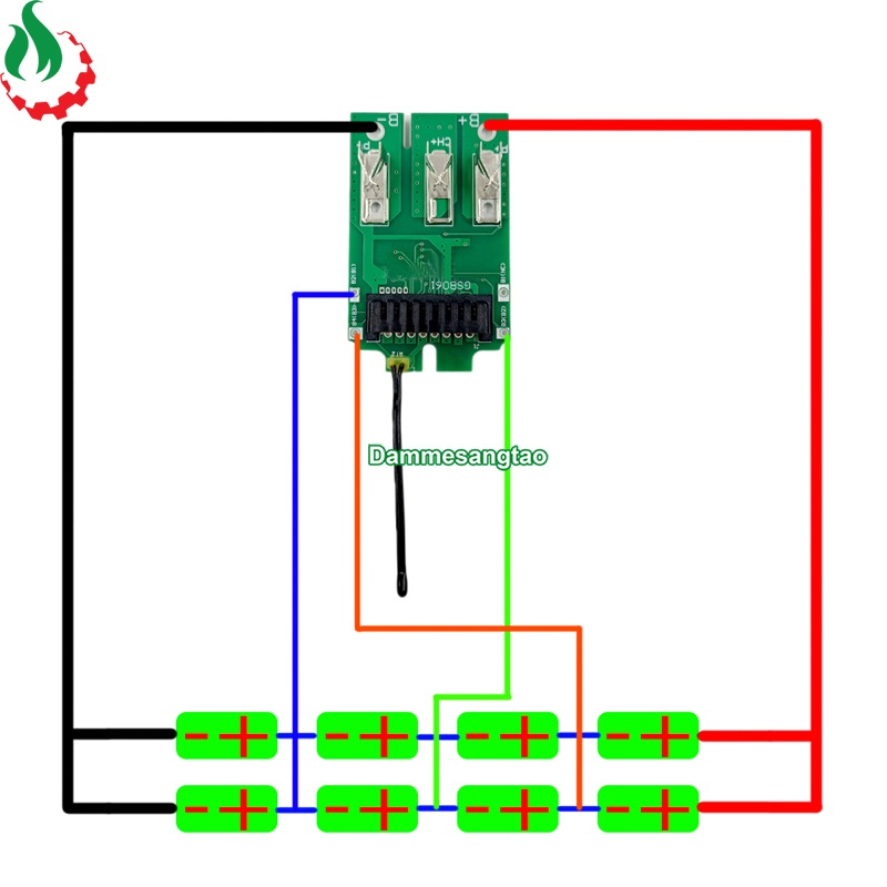 Vỏ pin panasonic 14V Li-ion nhận sạc zin