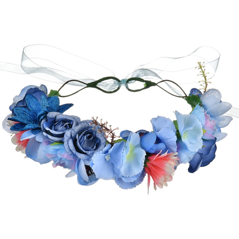 Vòng Hoa Đội Đầu Kiểu Boho Cho Nữ