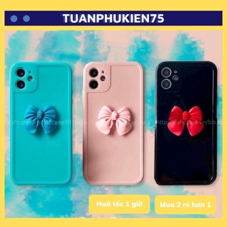 Ốp Lưng Iph.0ne ⚡ Ốp Iph.0ne Đính Nơ Siêu Xinh (1)⚡ iPh.0ne 6P/7/8/7plus/8plus/x/xs/xs max/11/11promax/12/12pro/12promax