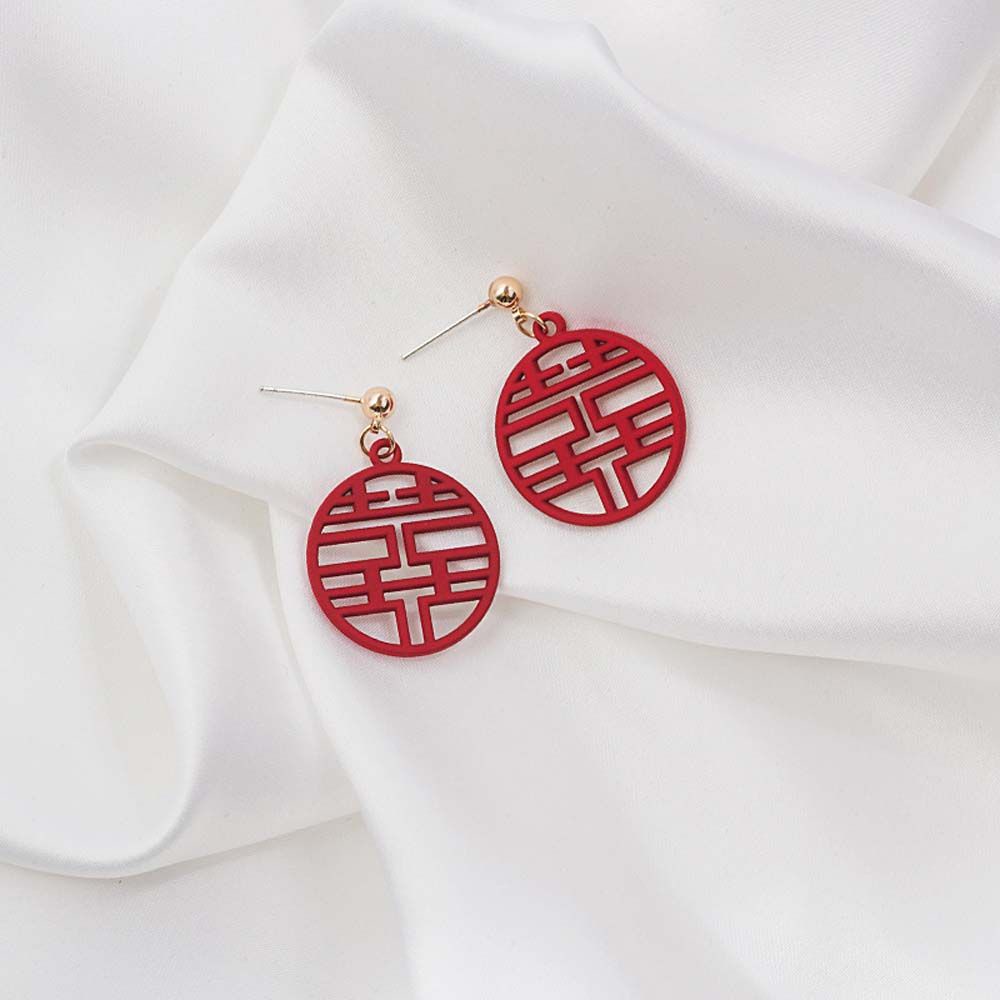 Bông tai dáng dài phong cách Trung Hoa lãng mạn dễ thương thời trang cho nữ