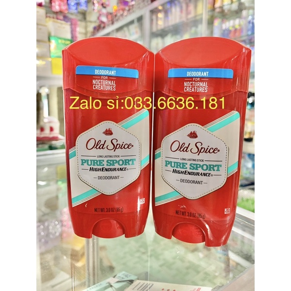 lăn khử mùi buồm đỏ old spice original chai 85g (dạng sáp)