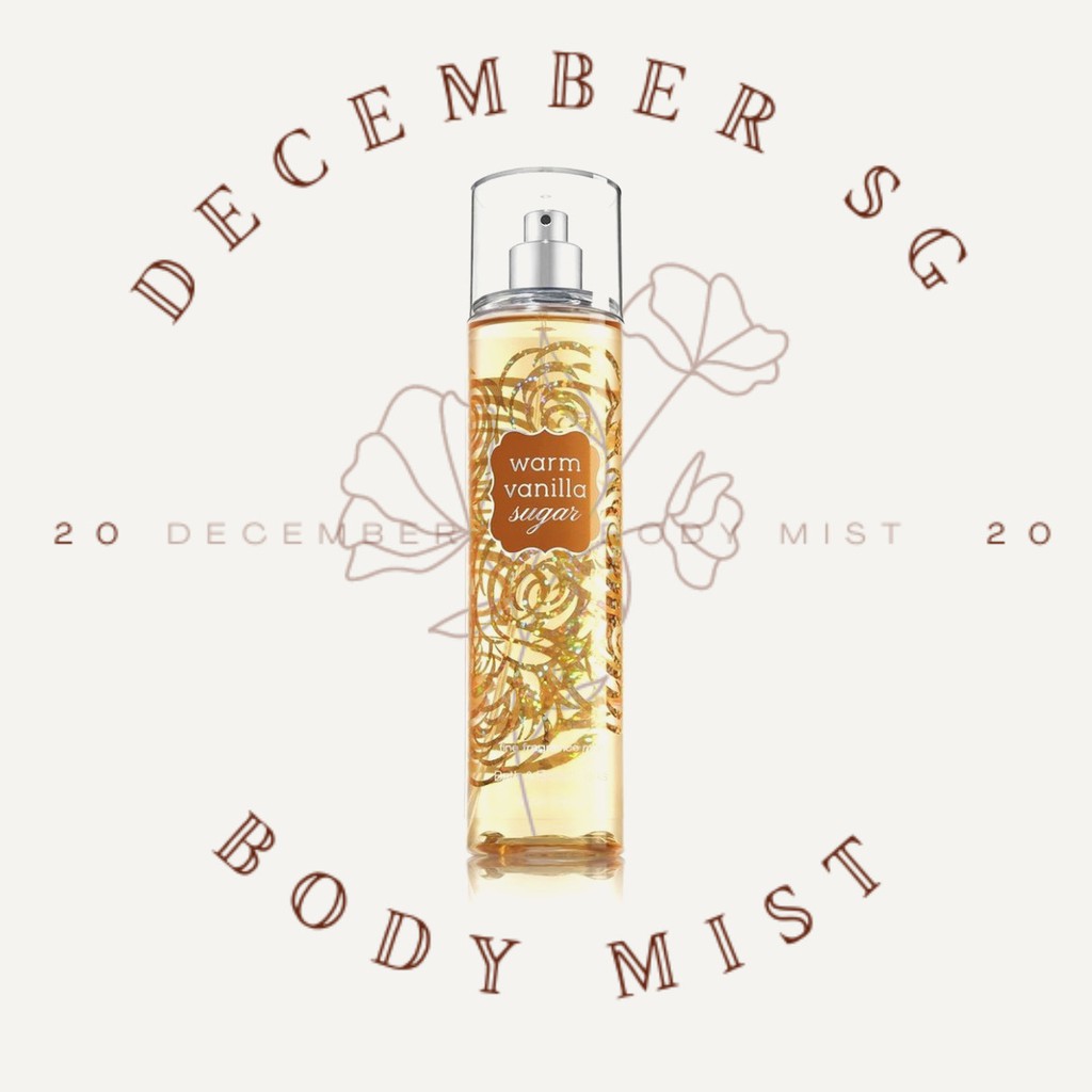 [Auth] Xịt thơm có nhũ Bath and Body Works - Warm Vanilla Sugar Shimmer 30ml/50ml/100ml +𝘿𝙚𝙘𝙚𝙢𝙗𝙚𝙧 𝙎𝙝𝙤𝙥+